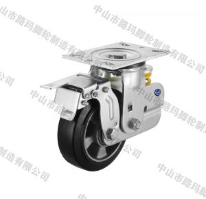 減震輪A02高彈黑色鋁芯橡膠剎車(chē)